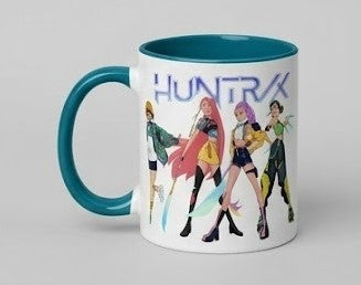 Pyramid International Kpop Demon Hunters Huntrix Girls Coffee Mug - 11oz Ceramic Coffee Mug - Cute Anime Gift for Kids and Fans - Dishwasher and Microwave Safe