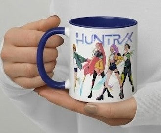 Pyramid International Kpop Demon Hunters Huntrix Girls Coffee Mug - 11oz Ceramic Coffee Mug - Cute Anime Gift for Kids and Fans - Dishwasher and Microwave Safe